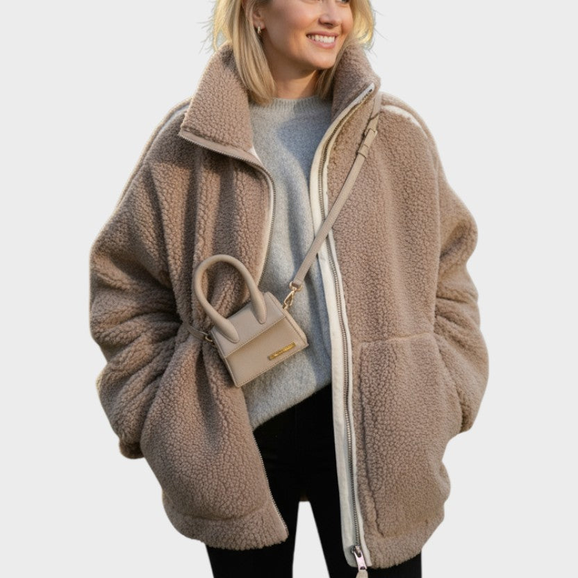 Kaja™ | Elegantna teddy plašt