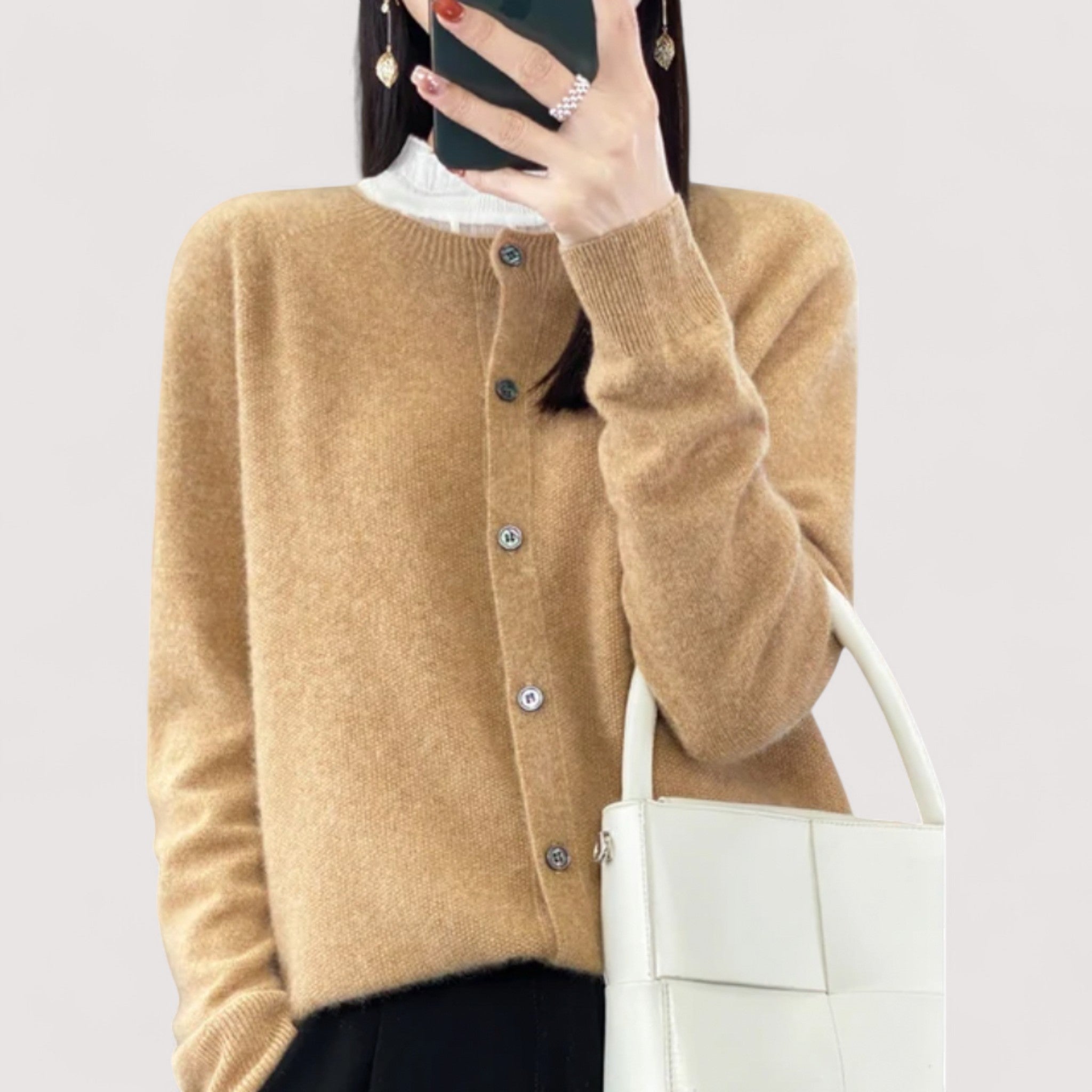 Darija™ – Mekani pleteni sako sa dugmetom